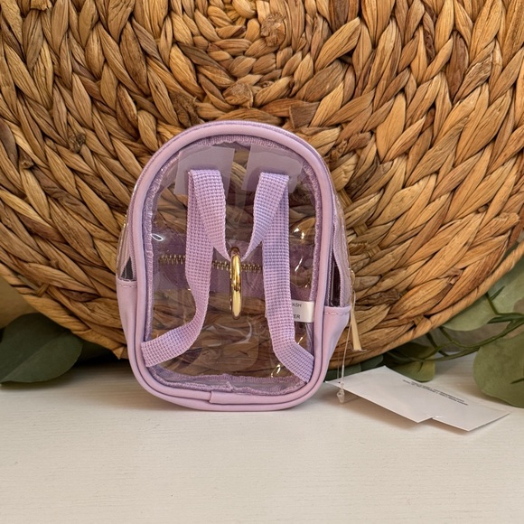 🆕 Lavender Clear Mini Backpack - Picture 2 of 4